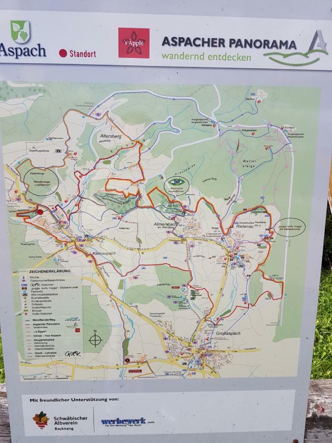 Gaestezimmer In Aspach Eksteriør bilde